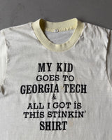 1970s - Eggshell "This Stinkin' Shirt" T-Shirt - XS/S