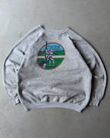 1980s - Heather Grey "Long Island" Crewneck - L
