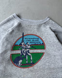 1980s - Heather Grey "Long Island" Crewneck - L