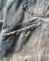 1970s - Distressed Maverick Jeans Jacket - S/M